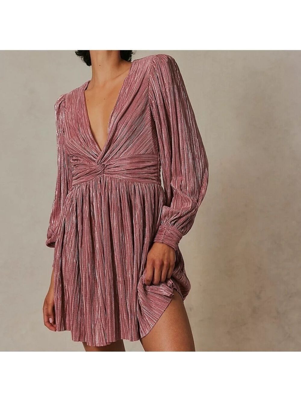 NWOT Free People x Sabina Musayev Roxana Mini Dress - Picture 3 of 10